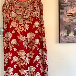 Ports 1901 red cocktail dress, size 8, WORN ONCE